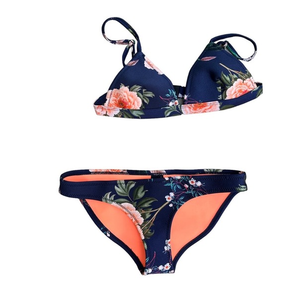 Triangl Delilah Bikini Womens Swimsuit Swim Top Bottom Bag Revolve Small - Picture 2 of 13